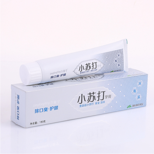 80G Cold Corning Toothpaste Tube with Baking Soda Toothpaste Whitening Gum Care Deodorant Mint Flavor Toothpaste 