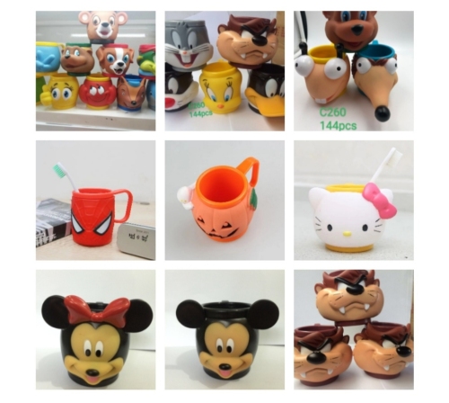 Plastic Cup Cartoon Children‘s Mug Creative New