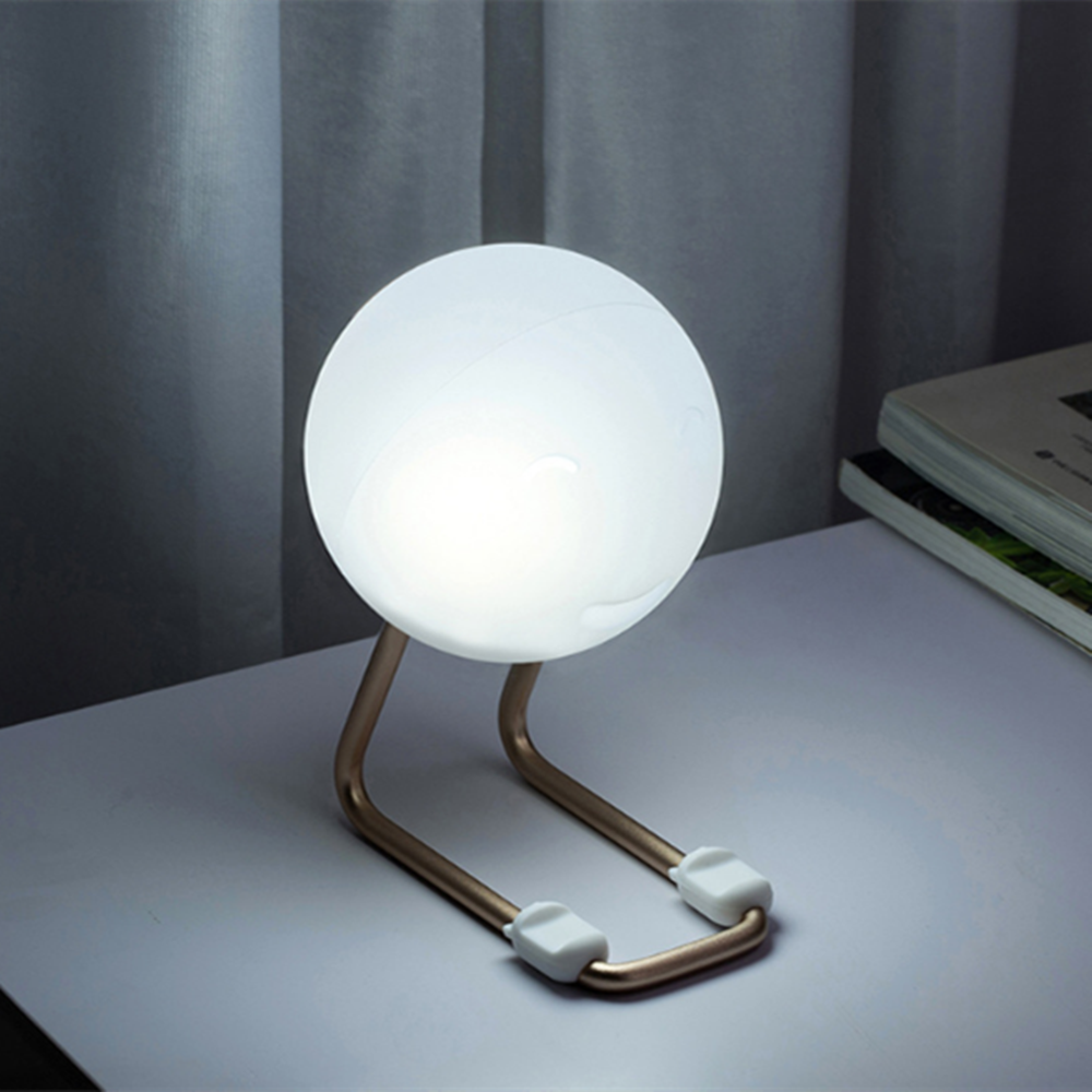 新品硅胶拍拍台灯小夜灯带手机支架卧室床头LED氛围灯礼物礼品