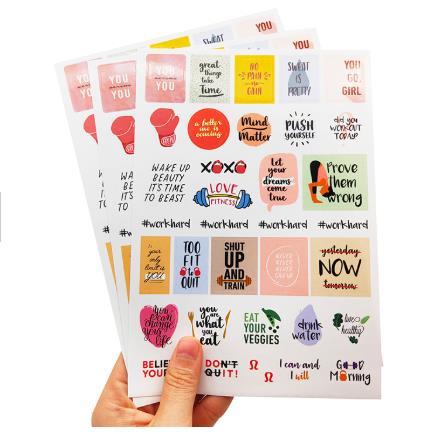 high-speed color inkjet printer a4 sticker label paper matte glossy color sticker label paper