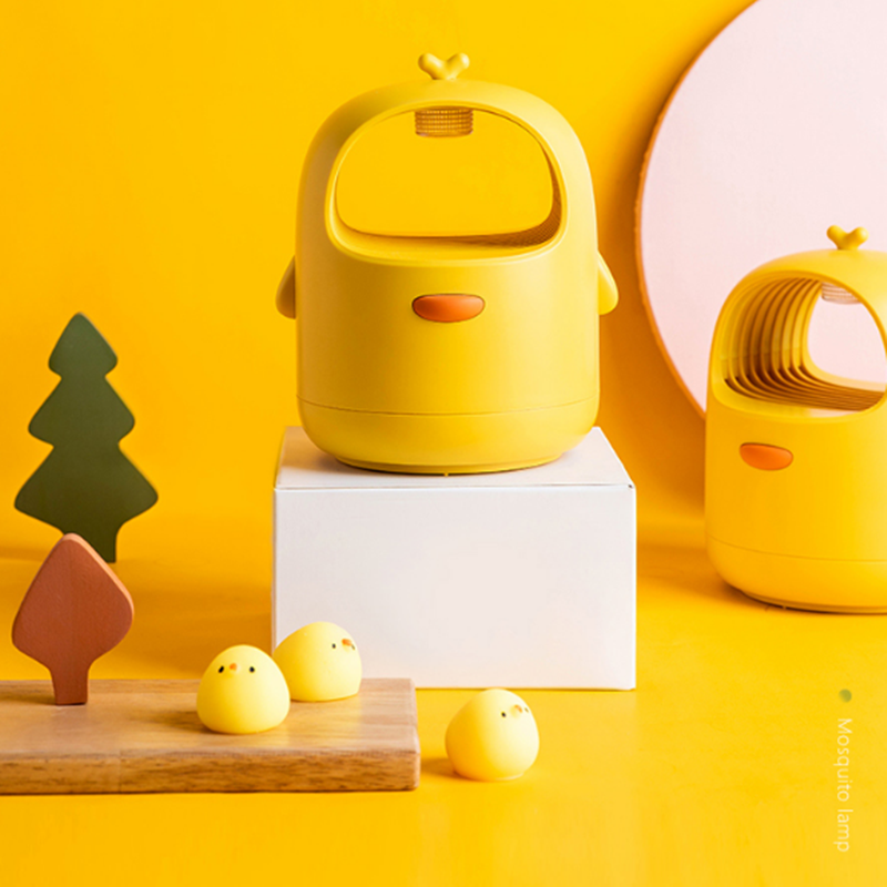 创意新款呆毛灭蚊灯 家用驱蚊器 卧室婴儿孕妇紫外线呆毛黄鸭灭蚊