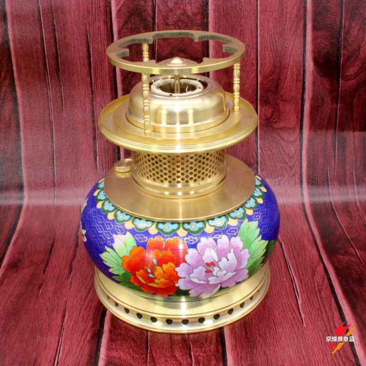 北京景泰蓝工艺文化礼品潮汕功夫茶具空气灯酥油灯煎煮茶铜灯
