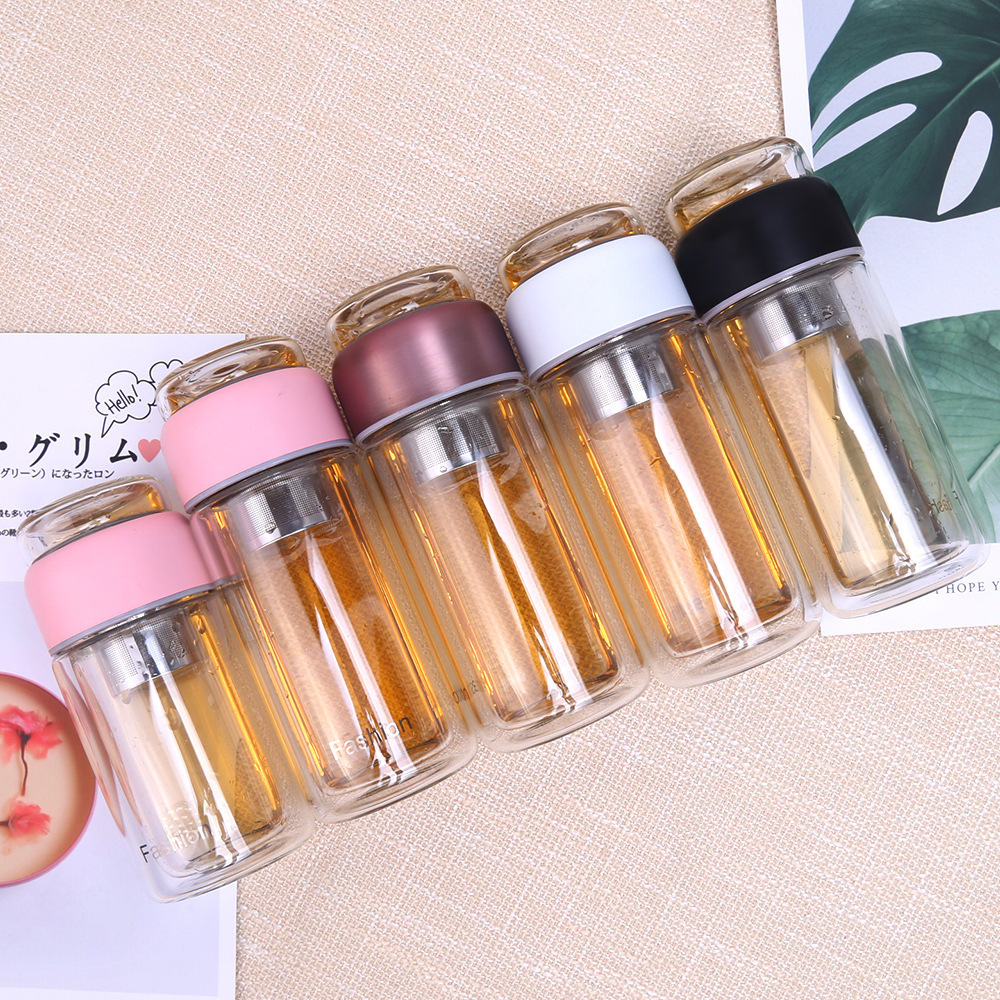 守护天使热销新款2019高端茶水分离泡茶师玻璃水杯批发厂家直销