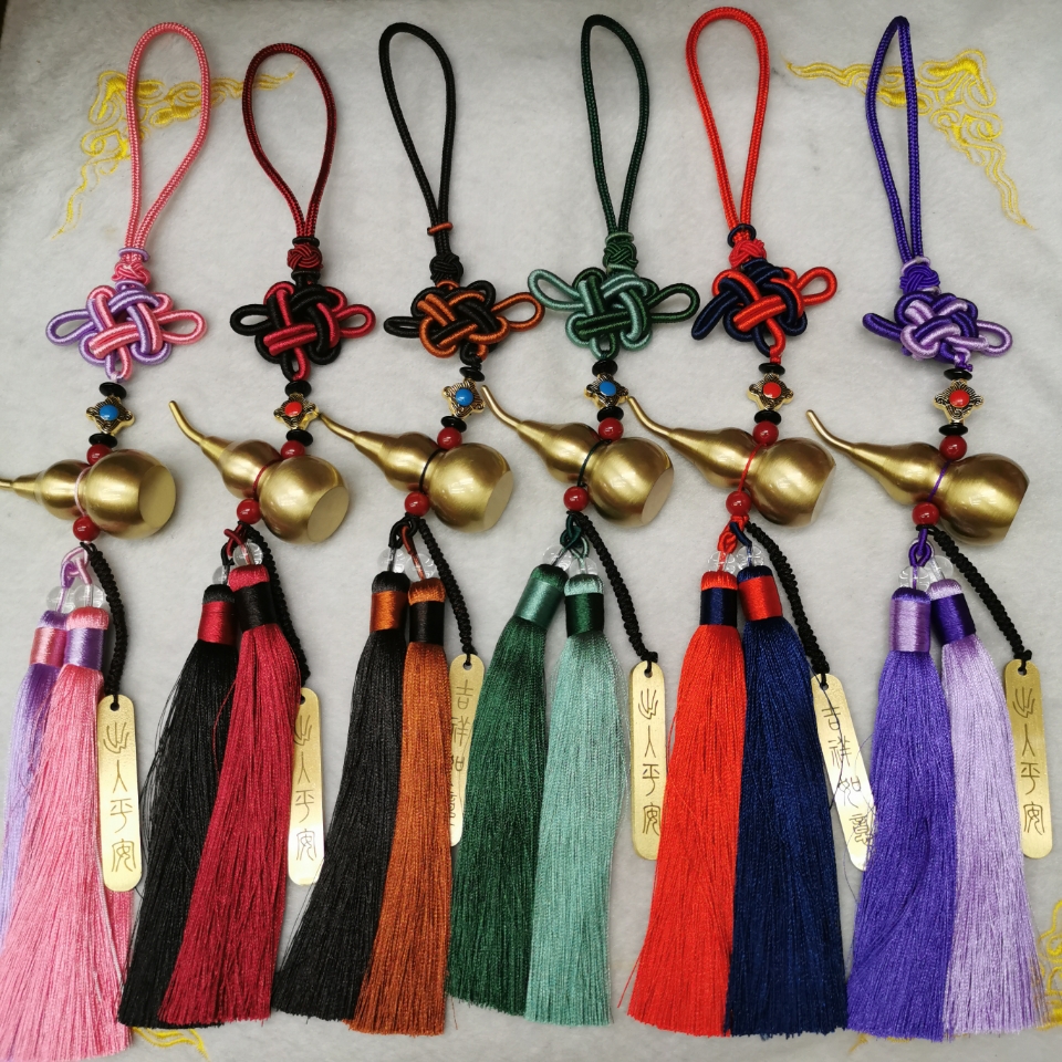 铜葫芦汽车挂件出入平安吉祥如意牌