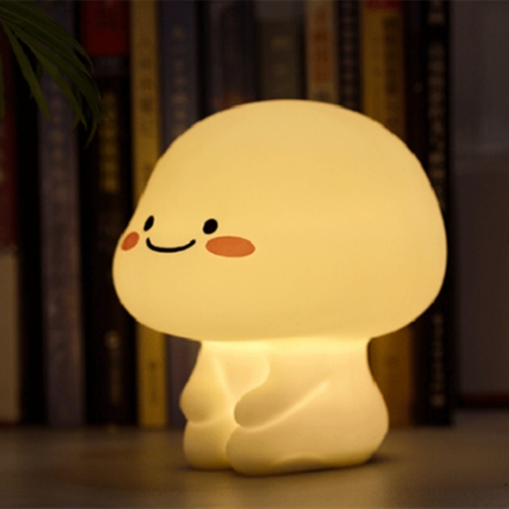 新款软萌乖巧宝宝硅胶小夜灯 卧室床头睡眠台灯 宝宝伴睡小夜灯