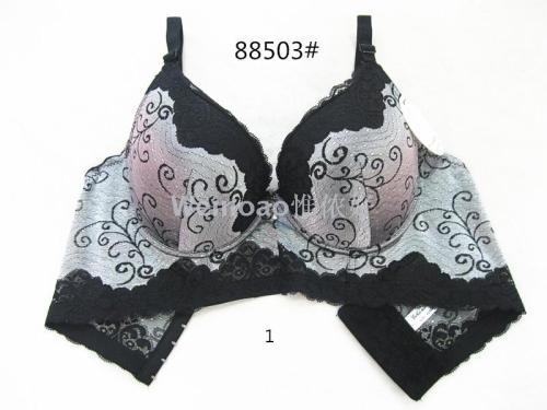 cross-border european and american sexy six breasted large size women‘s bra d cup