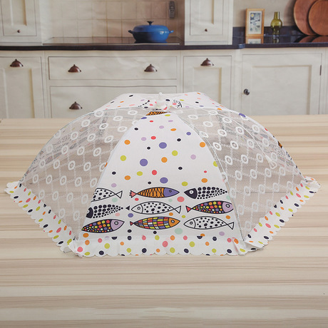 Factory Household round and Square Rice Vegetable Cover Cover Anti Fly Vegetable Cover Foldable Table Cover Leftovers Dust Cover