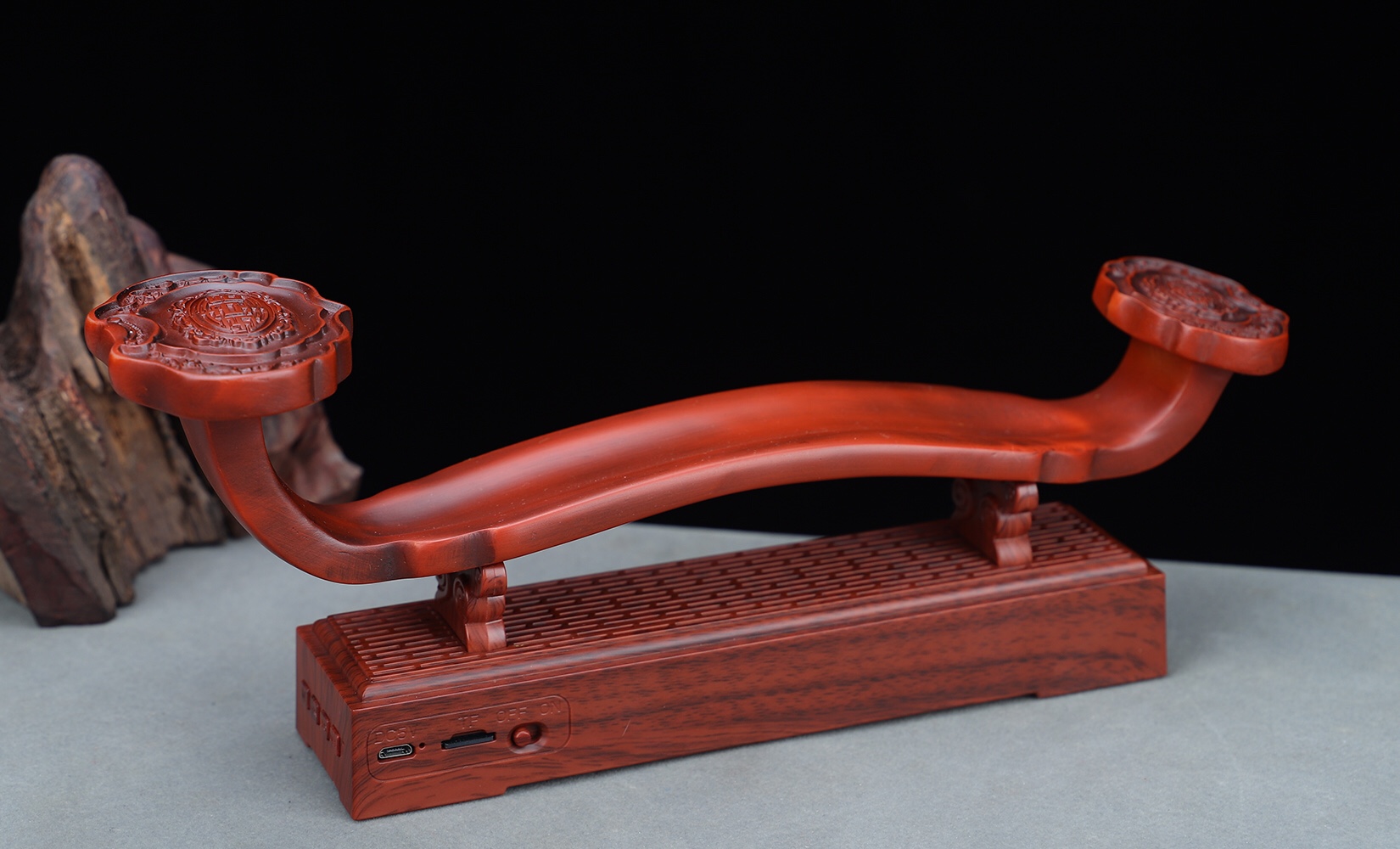 芸亭工艺吉祥如意古典蓝牙音响摆件音乐香炉插座茶道香禅意音乐机