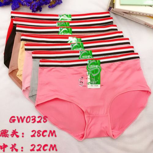 foreign trade underwear women‘s underwear girl briefs milk silk solid color student pants factory direct sales