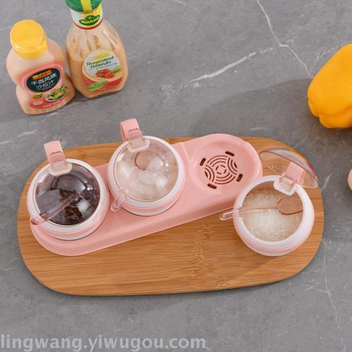 creative home ball condiment dispenser multi-functional household kitchen seasoning jar household seasoning containers