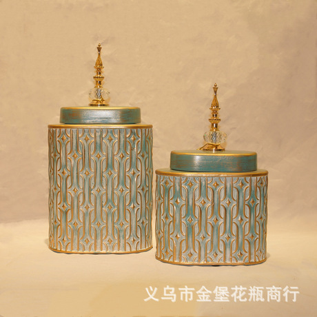 living room table decoration creative ceramic vase light luxury neo chinese style ornaments vase ornaments vase ornaments