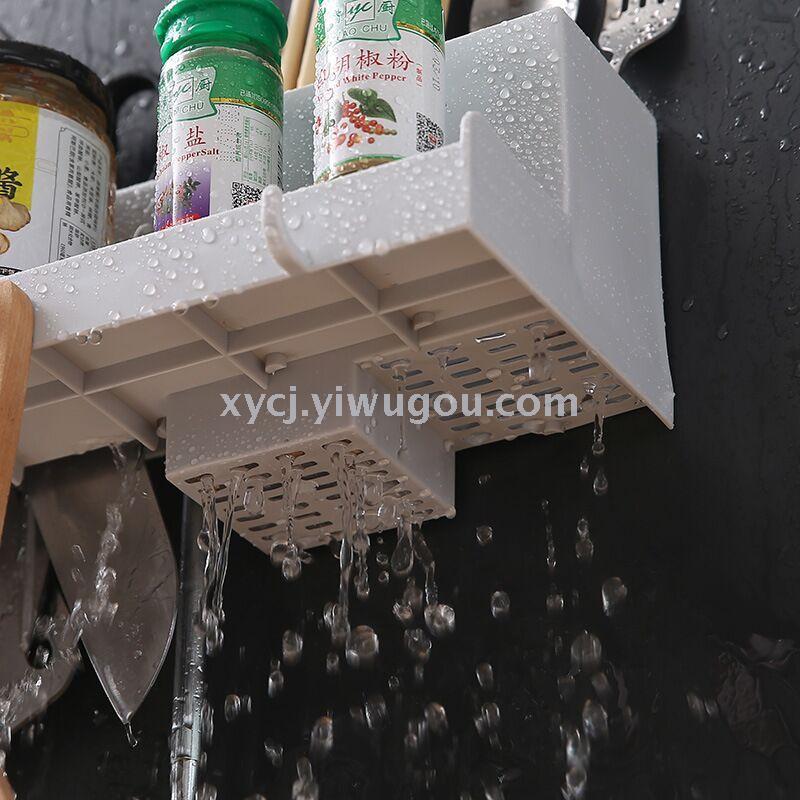 A multi-functional wall-mounted knife and tableware storage rack without the need for drilling pic 4