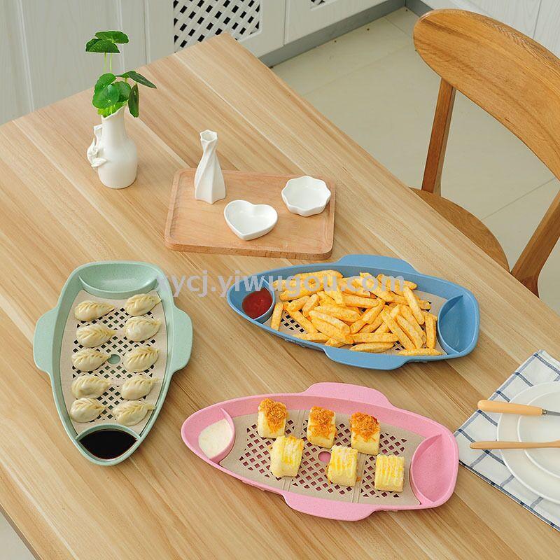 小麦秸秆饺子盘详情3