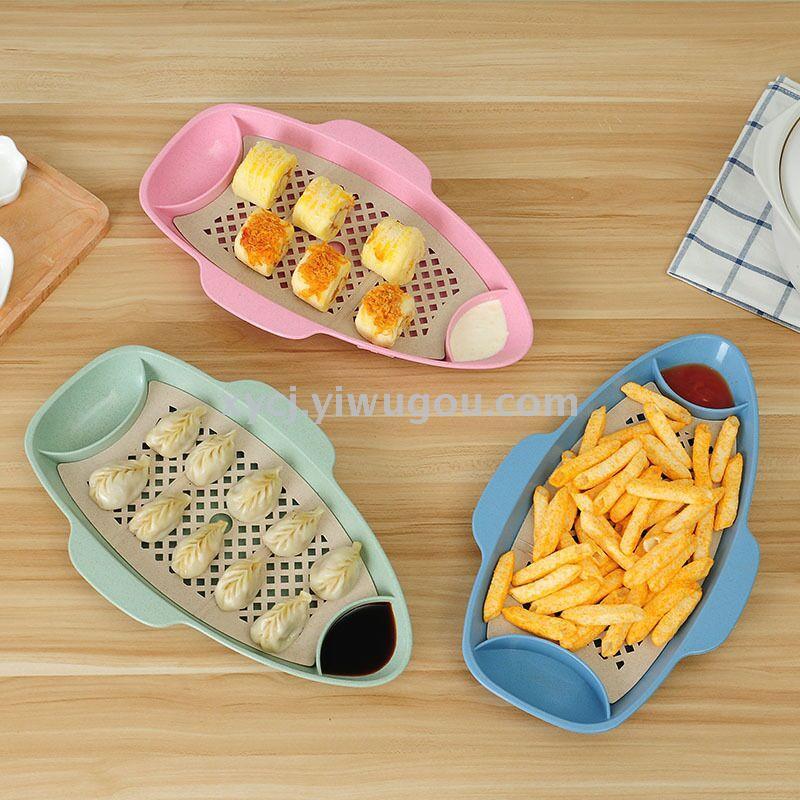 小麦秸秆饺子盘详情1