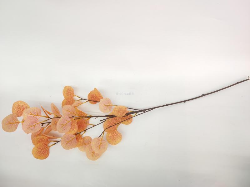菩提叶单支带果子简约室内软装饰人造花搭配仿真植物叶子详情2