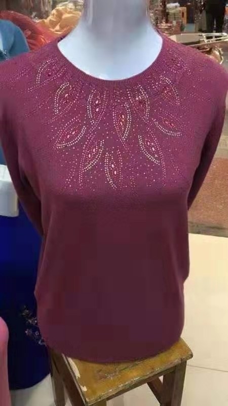 各种套头毛衫花样多多颜色多多