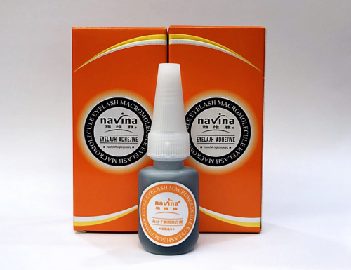 Navina Yaweiya Orange Box Second Dry Glue Grafting Eyelash Special quick-Drying Tasty Low-Stimulation Soft State Polish Gel