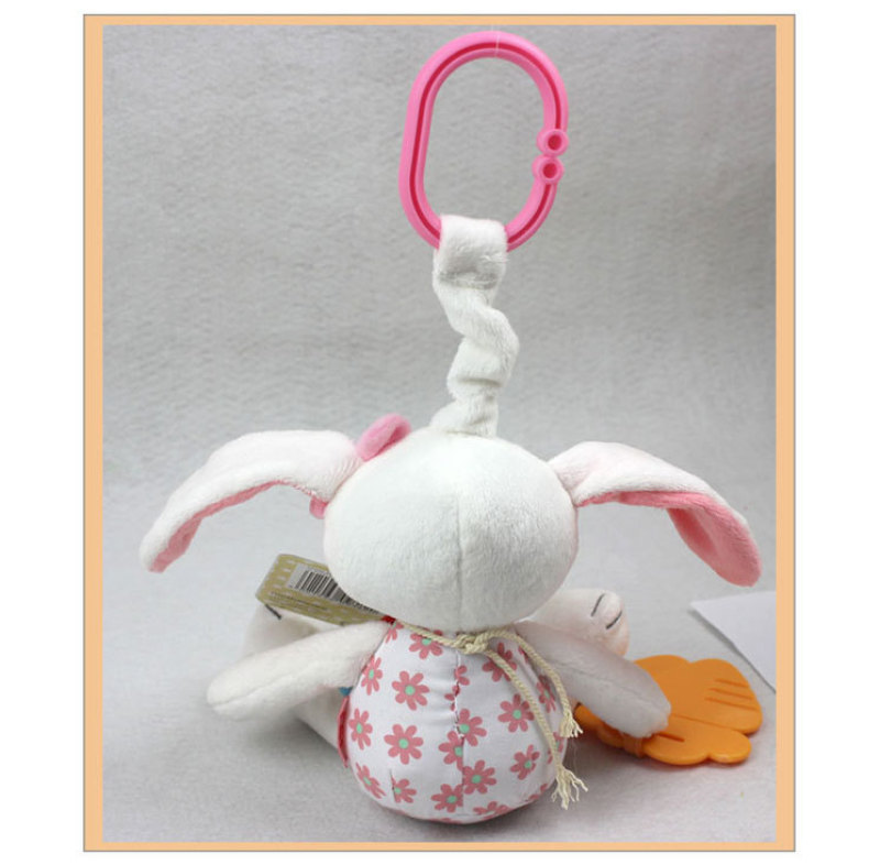 Rabbit bed, trolley, trolley, plush toy, teething tape, paper, funhouse mirror, pink radish, rabbit pic 6
