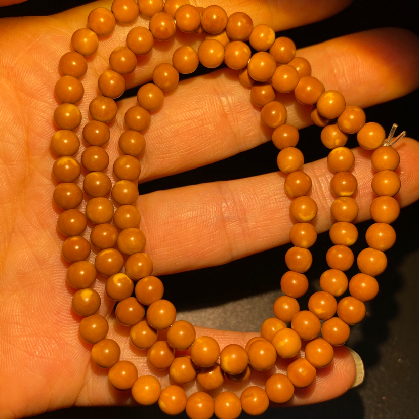 橄榄核尖珠正圆5厘光珠无漏无补110颗