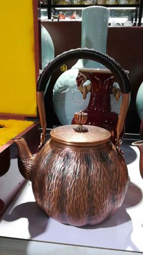 red copper pot kettle portable hu loop-handled teapot kettle health pot water pot
