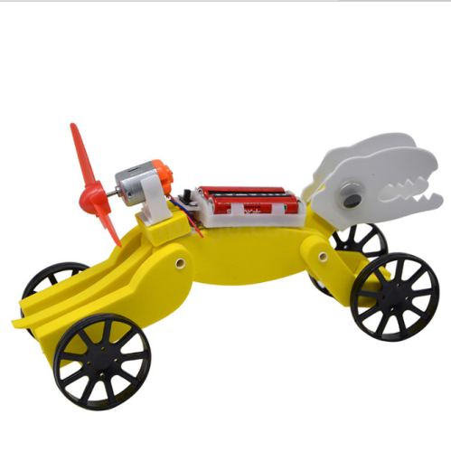 creative technology dinosaur electric car for students over 5 years old diy hand-assembled toy car xls