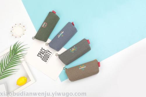 creative simple retro fashion primary and secondary school boys and girls korean style pencil case stationery wholesale