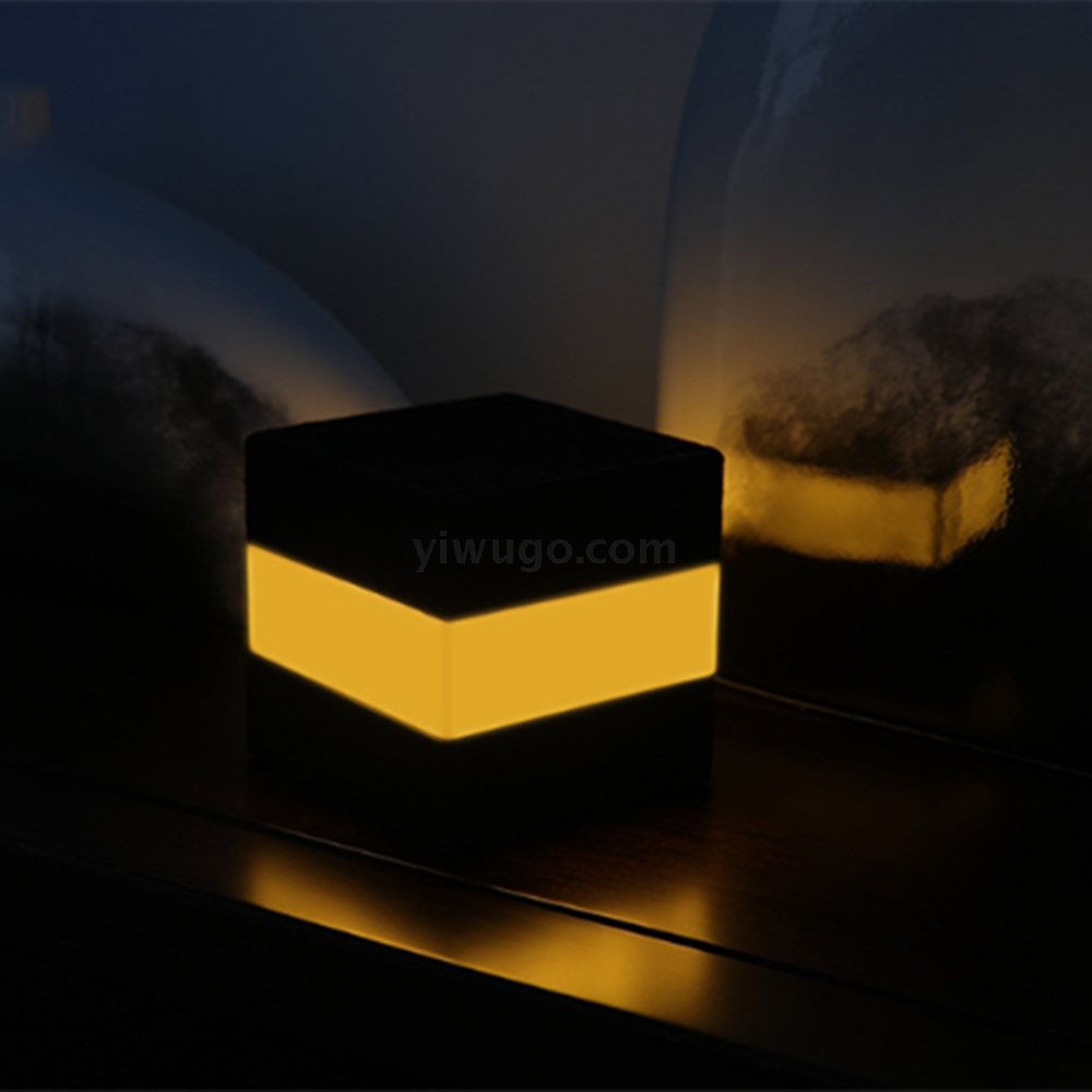 2020创意新款方块夜灯 咖啡厅氛围灯 usb充电床头灯七彩LED夜灯