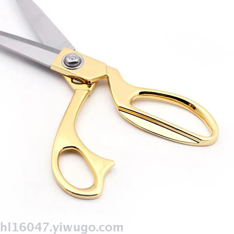 锌合金裁缝剪刀 缝纫剪刀 服装剪刀 镀金裁缝剪刀详情8