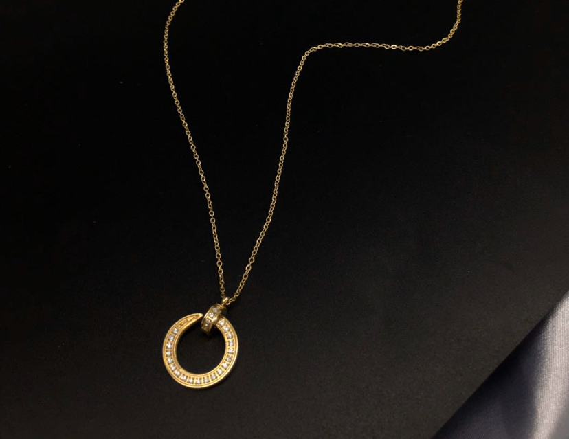 520表白神器CNC重工款K金项链经典款时尚潮流百搭抖音网红同款