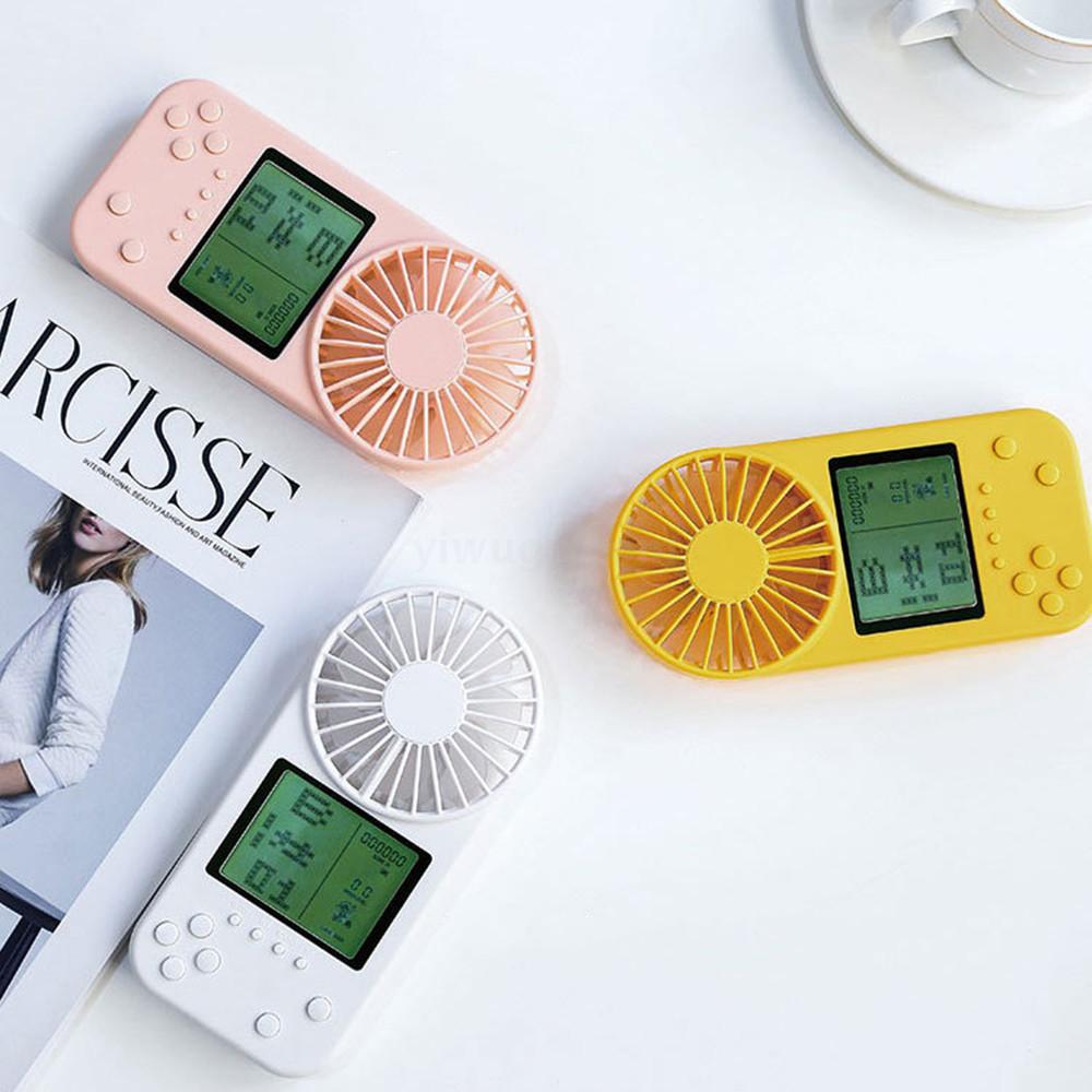 网红同款F2游戏机风扇 usb便携式户外手持迷你静音网红小风扇创意