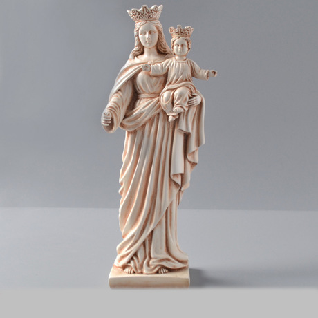 树脂宗教人物系列定仔摆件圣母玛利亚雕像家居摆饰仕女公仔手办