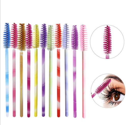 Grafting Double Color Rod Mascara Brush Disposable Spiral Eyelash Color Brush Makeup Brush Eyebrow Tool Brush Eyelash Combing