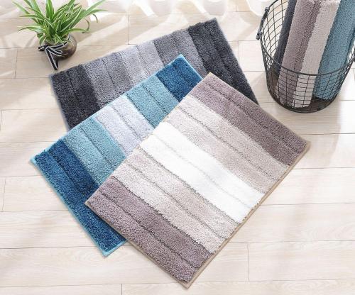 xincheng cross-border household entrance bathroom absorbent floor mat long and short plush bathtub non-slip carpet mat