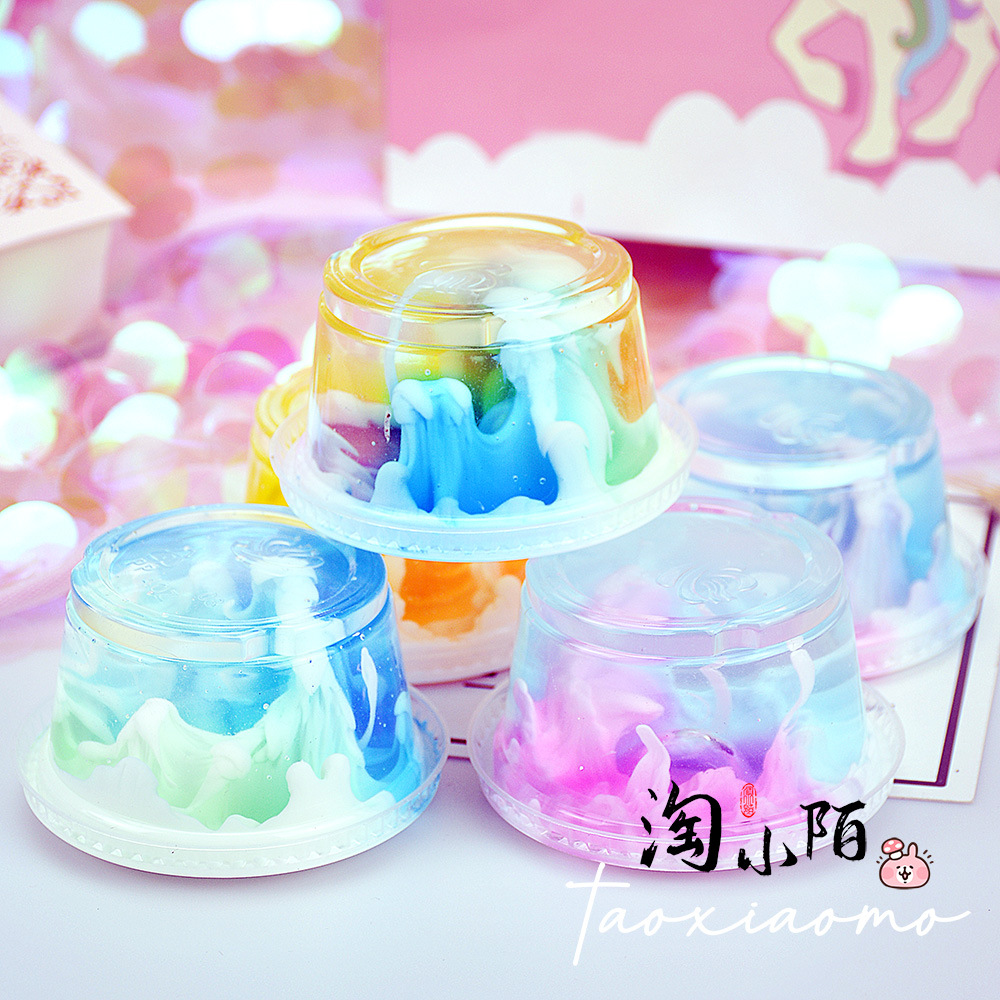 淘小陌のslime网红港式起泡胶泥云朵起泡胶果酱110ml史莱姆水晶泥