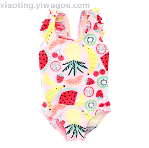 children‘s new fashion sexy bikini fruit printing nylon quality swimsuit factory direct sales