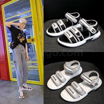 Sandals Female 2020 Internet Celebrity Velcro Spring and Summer New Ins Fashion Student Flat White All-Match Sneakers 