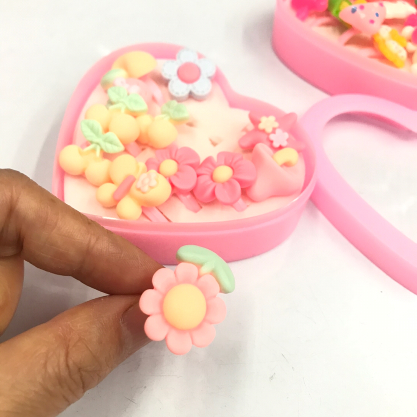 儿童戒指随机混款小可爱小清新小盒子装12个装详情8