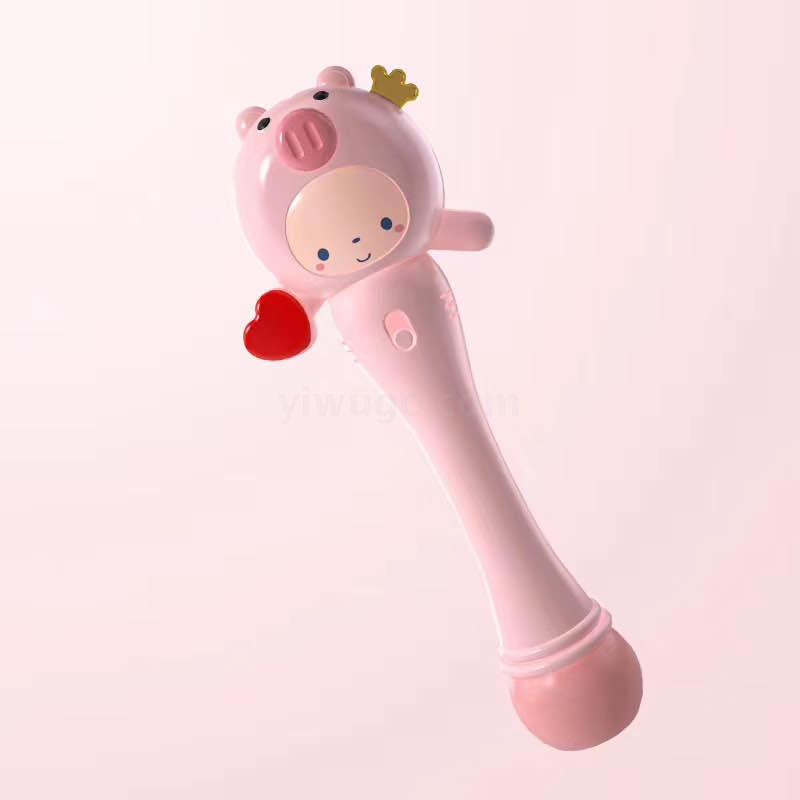 正版授权皇冠猴泡泡棒音乐电动儿童玩具礼物泡泡机地摊热卖网红