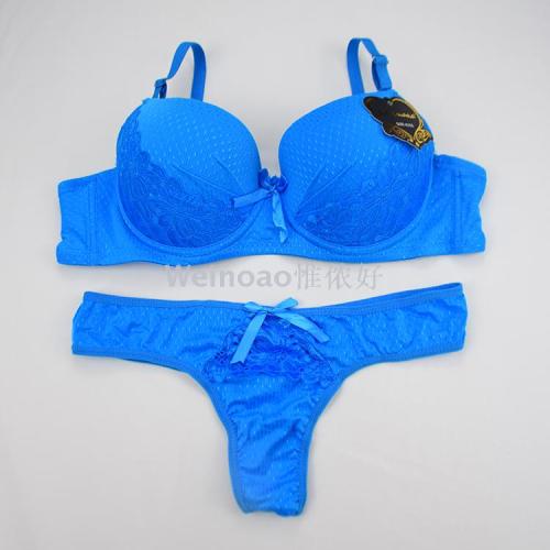 new flash point set foreign trade bra 1740 bra set panties set