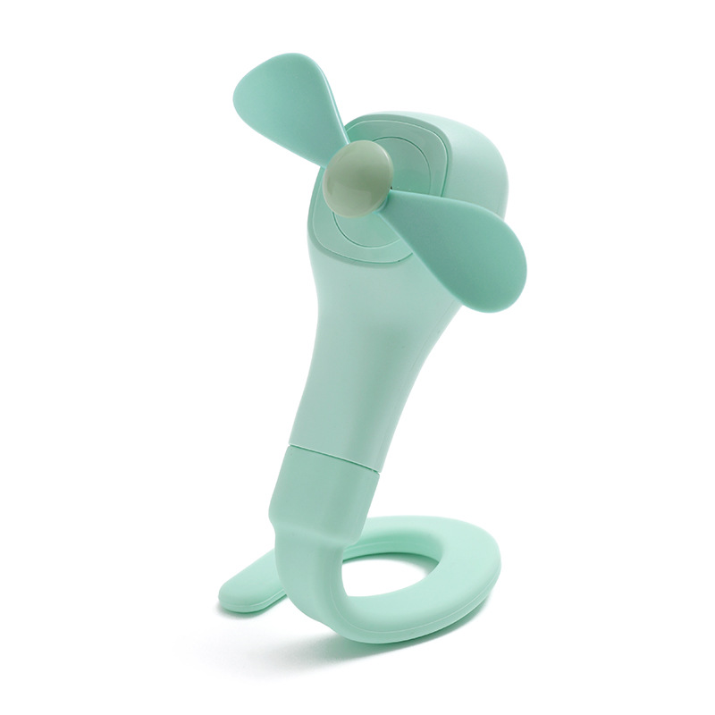 跨境新品创意百变桌面软管手腕风扇usb迷你充电便携折叠手持风扇