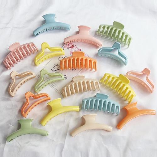 6 colors simple updo bath clip 11cm large size temperament type gripper hot selling ice cream color wild hairpin headdress