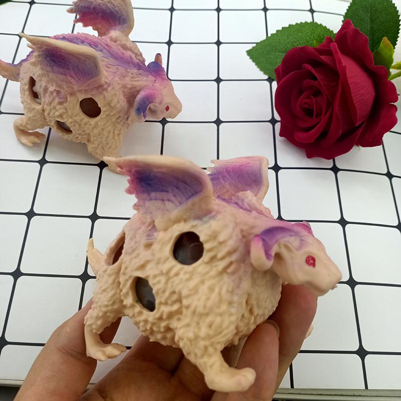 新奇特发泄玩具小飞豹发泄球葡萄球办公室发泄减压捏捏乐玩具