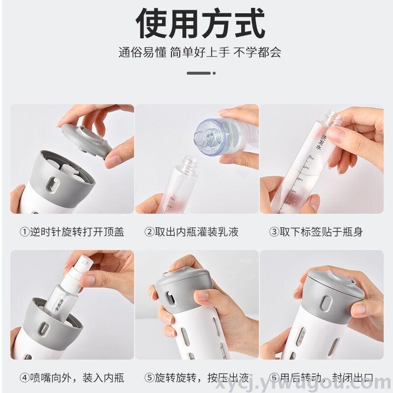 Travel rotation four-in-one press bottling pic 3