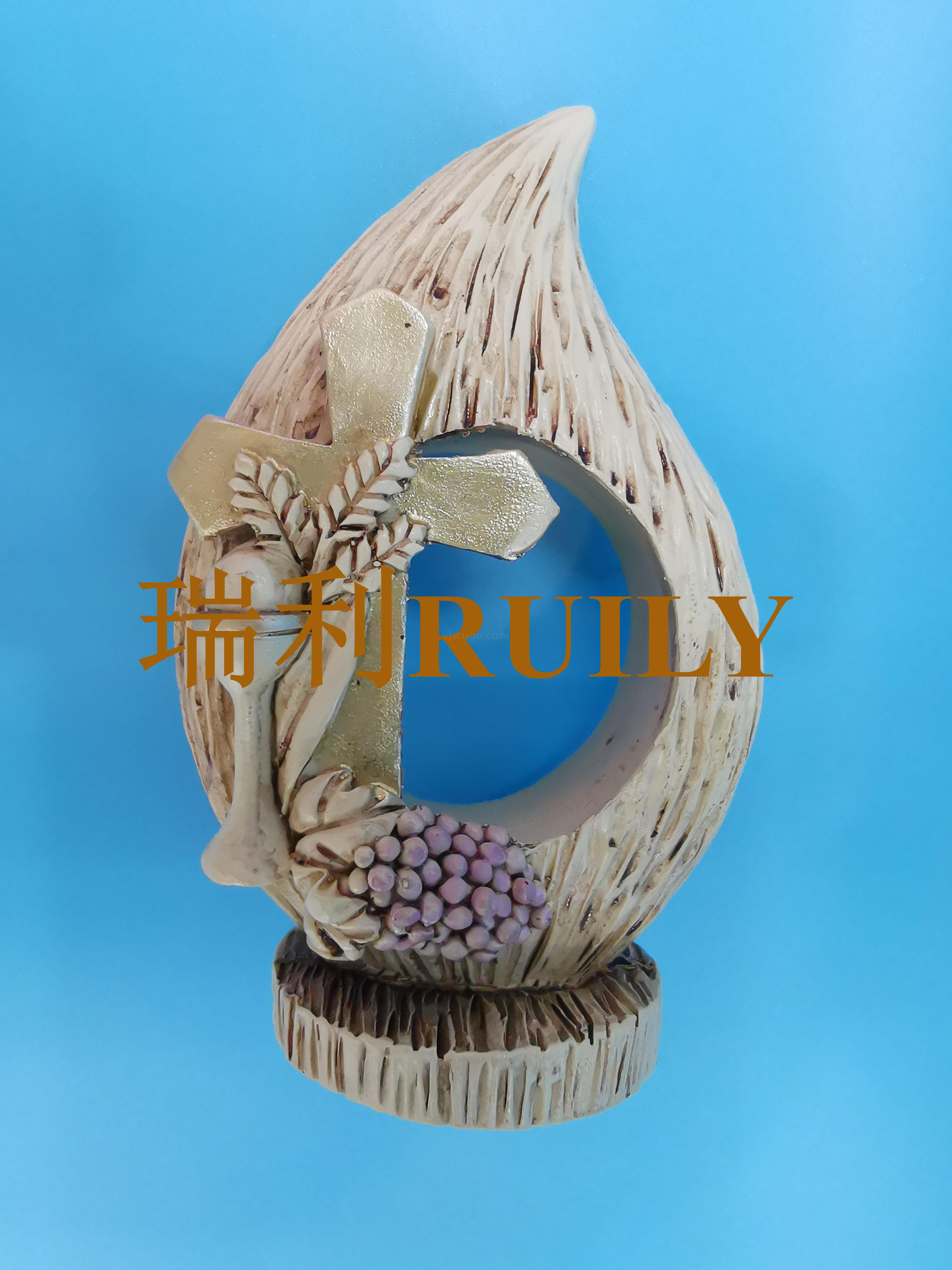 宗教树脂工艺品 基督教用品十字架心形