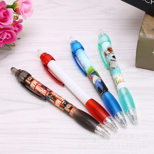 Korean Creative Stationery Wholesale Pupil Prize Ballpoint Pen Children Cute Cartoon Pen Children Gift