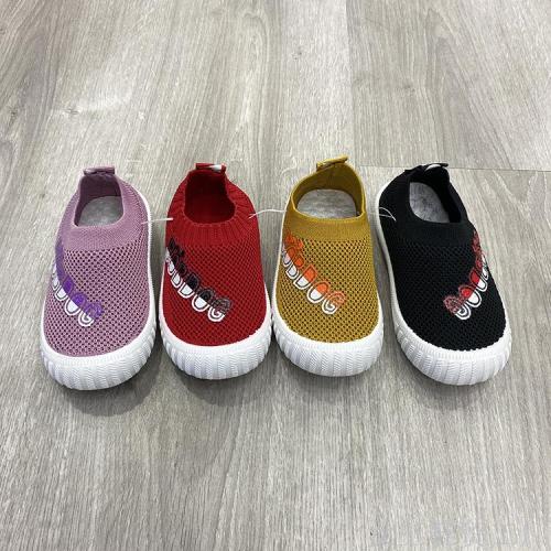 Boys and Girls Mini Cute Color Colorful Vamp Letters Comfortable Outdoor Leisure Children‘s Shoes