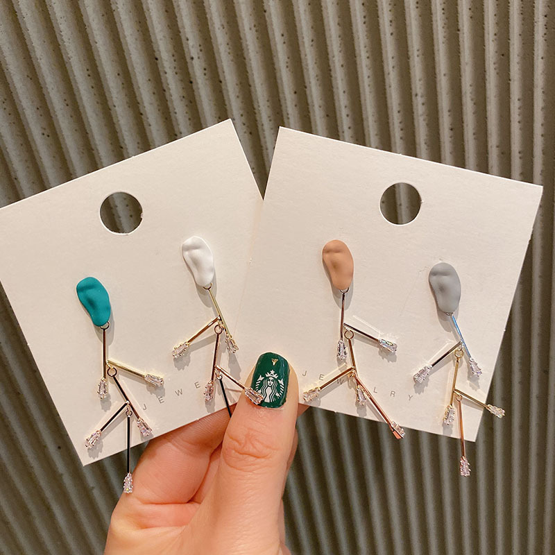 20新款锆石925银针时尚气质东大门ins网红个性白搭耳饰防过敏批发