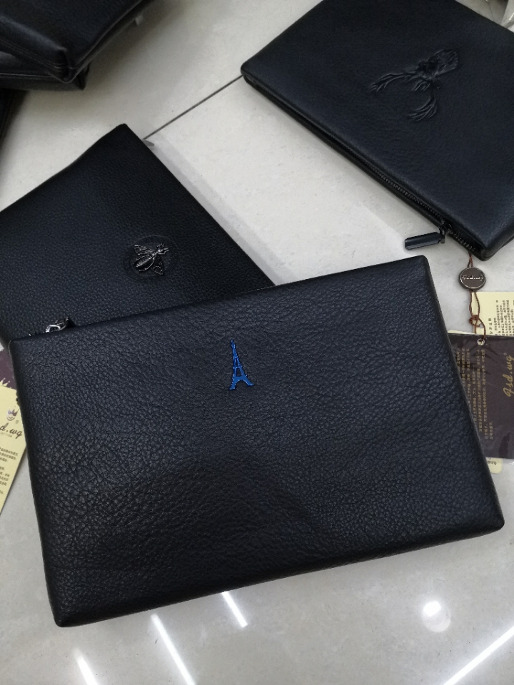 头层牛皮男包手拿包大容量潮男士手包商务真皮软皮手抓夹包信封包