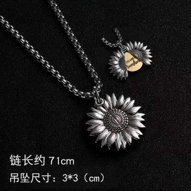 项链男潮嘻哈ins长款hiphop吊坠百搭挂坠配饰网红女毛衣链冷淡风