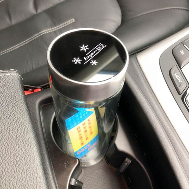 双层玻璃杯高品质防烫手两层定制礼品赠送随礼广告杯雪花盖